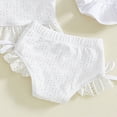 thumbnail image 6 of Hessimy Girl One Piece Swimsuit Swimwear Beach Bathing Suit,Bathing Suit（White，6-12 Months）, 6 of 7