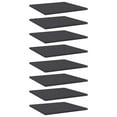 thumbnail image 1 of vidaXL Bookshelf Boards 8 pcs Grey 40x40x1.5 cm Engineered Wood, 1 of 4