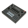 thumbnail image 1 of Computer External Live Sound Card, Professional Audio Mixer Voice Changer With 12 Sound Effects, 7 Ambient Light, Mini Sound DJ Mixer Board For Live Streaming Recording Karaoke, 1 of 8