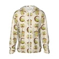 thumbnail image 1 of KLL Grenouilles Imprimé Hommes Femmes UPF 50+ Protection Solaire Veste à Capuche Manches Longues Pêche Randonnée Performance Chemise-Moyen, 1 of 7