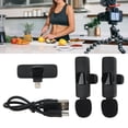 thumbnail image 4 of Wireless Lavalier Microphone, Automatic Pairing Lavalier Lapel Microphone Plug And Play  For Mobile Phones For Tablets For IOS Port, 4 of 8