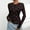 Black, variant on SHITINN Women's Autumn and Winter Printed Round Neck Long Sleeve Base Shirt Womens Tops Short Sleeve Blouses Lightweight Tops & Blouses