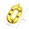 thumbnail image 2 of Raindrops 2Sets Golden Letters Balloons for Birthday Party Layout and Festive Decoration, 2 of 8