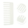 thumbnail image 2 of Unique Bargains 1 Pc Anti-Static Hair Comb White Acrylic, 2 of 5