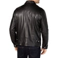 thumbnail image 2 of Michael Kors Men's Zip Front Genuine Leather Jacket (Black, M), 2 of 3