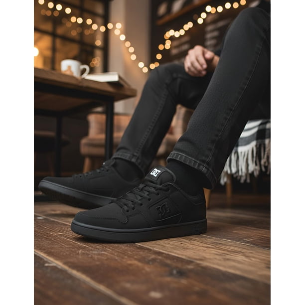 Tenis Dc Shoes Manteca 4 Para Hombre Color Negro Modelo ADYS100837BLK.