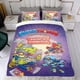 thumbnail image 4 of Super Cosas Conjunto de sábanas temático, trío de piezas, cómodo y amigable con la piel, diseño único, regalo de decoración para el hogar para familiares, amigos y fans,140cm *210cm, 4 of 6