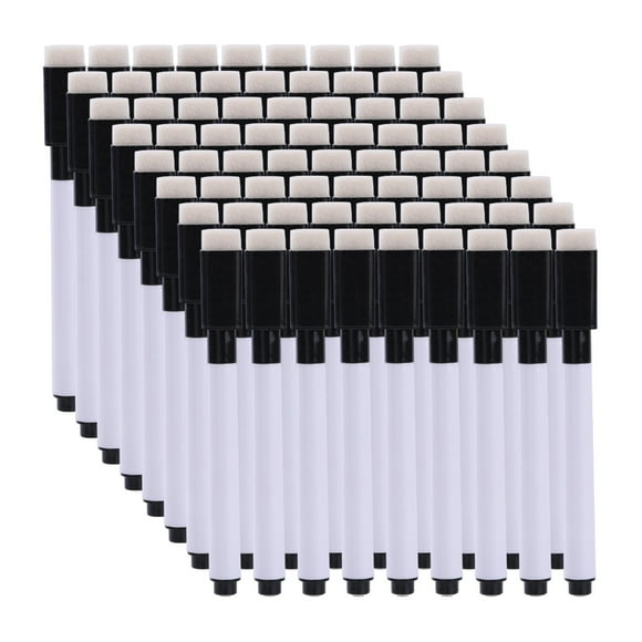 &Craft&Stationery Ensemble de Marqueurs pour Tableau Blanc avec Encre Effaçable – 72 Pcs Écriture Fluide Séchage Rapide Idéal pour l'École et la Maison 72 Pcs