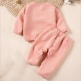thumbnail image 4 of Ugoldhm Baby's Cute Outfit Set Quilted Embroidered Fleece Lined Top and Pant Thermal 2 Piece Set, 4 of 8