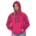 thumbnail image 4 of Maine Lobster Stenciled Distressed ME Unisex Plus Fleece Graphic Hoodie Brisco Brands 5X, 4 of 5