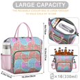thumbnail image 5 of Insulated Lunch Bag Women, Leakproof Large Lunch Box, Reusable Lunch Cooler Bag with Adjustable Strap, Lunch Tote Bag for Work Women,Suummer Lemons Lunch Tote Bags Gifts for Woman, Mom, 5 of 6
