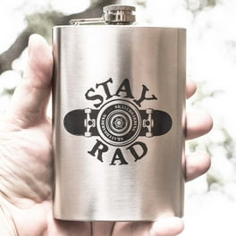 8oz Stay Rad Stainless Steel Flask 8oz Stay Rad Stainless Steel Flask