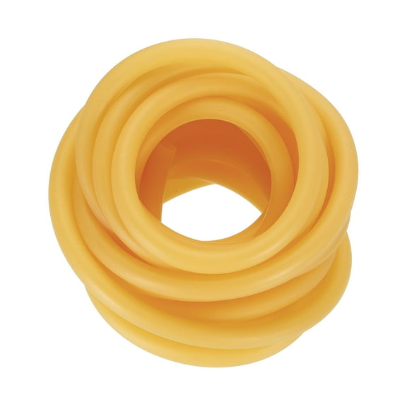 Natural Latex Rubber Tubing, 1/4" ID x 3/8" OD 16.4Ft Elastic Tube