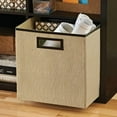 thumbnail image 2 of Closetmaid 4235 Decorative Storage Fabric Bin,  Linen Brown, 2 of 2