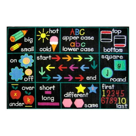 Fun Rugs Compare Kids' Rug, Black
