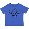 thumbnail image 3 of Inktastic Let the Adventure Begin with Camping Tent and Mountains Boys or Girls Toddler T-Shirt, 3 of 5