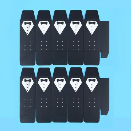 

Hayafir 100pcs Wedding Favor Candy Box Bride & Groom Dress Tuxedo Party w/ Ribbon