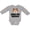 AC-Heather Grey, variant on Inktastic Dog Shiba Inu Squad Boys or Girls Long Sleeve Baby Bodysuit