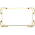 thumbnail image 5 of Linon Mia Metal and Mirrored Mid-Century 2 Level Rolling Bar Cart in Gold, 5 of 9