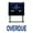 Blue, variant on Vivid Stamp Overdue Self Inking Rubber Stamp (Blue Ink) - Large
