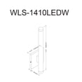 thumbnail image 2 of Dainolite 10W Wall Sconce, PC with WH Acrylic Diffuser, 2 of 3