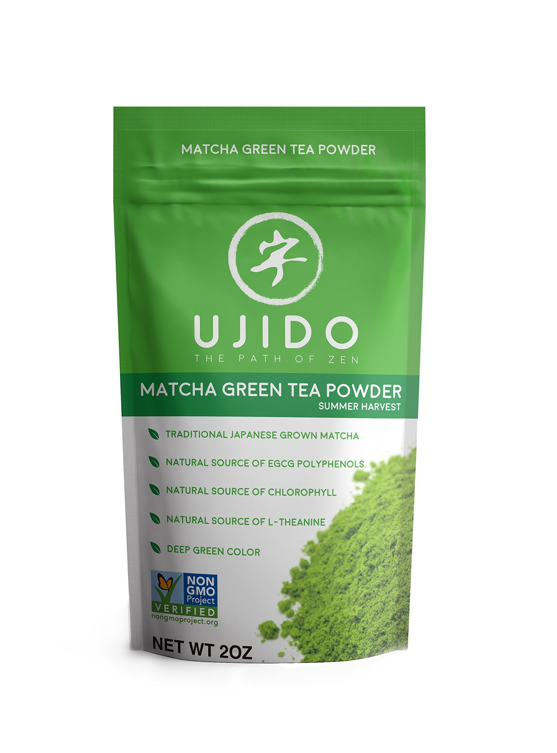 Ujido Japanese Matcha Green Tea - Summer Harvest - High Culinary Grade (2 Ounce) 2 Ounce (Pack of 1)