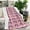 Pink Dachshund Chips, variant on Pink French Bulldog Love Heart Blanket,Comfortable Soft Flannel Throw Blanket,All Season,Warm Lightweight Blankets for Sofa Bed Couch Living Room Chair,30"x40"(80x100cm)