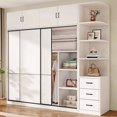 thumbnail image 4 of Dressers Wardrobes Cabinet Display Standing Garment Open Closets Cupboard Bedroom Meuble De Rangement Space Saving Furniture My Lux Decor Round, 4 of 11
