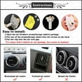 thumbnail image 3 of Diamond Bear Car Air Freshener Perfume Vent Fragrance Clip Aroma Diffuser Decoration(Pink), 3 of 9