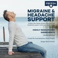 thumbnail image 3 of Freeda Ultra Relief Migraine Support Supplement | Vitamin B2, B6, Magnesium, Feverfew, PA-Free Butterbur, and Ginger | Kosher, Vegan, Gluten Free | 90 Capsules, 3 of 6