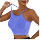 thumbnail image 1 of Brasier Sujetadores Deportivos de Tela de Mantequilla para Mujer, de Punto, Acolchados, Push up, Cómodos, Espalda Cruzada, Tirantes Finos, para Entrenamiento, Yoga, Gimnasio, Fitness Mediana, 1 of 6