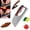 (Set-B), variant on Premium Hand-Forged Chef's Knife & Cleaver Set - Hand Forged Kitchen Knife, Sharp Carbon Steel Viking Meat Cleaver Knife Set with Leather Sheath for Vegetable, Camping, Outdoor Cooking & BBQ (Set-A)