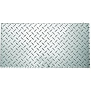 National Hardware N316-364 Diamond Plate 0.10 Thick 24 Inch By 12 Inch Polished Aluminum, Each