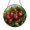 Acrylic 3.5 Inch, variant on Sunny Strawberries Glass Suncatcher Window Hanging Decor, Bright Berry Botanical Artwork, Cheerful Kitchen Home Style