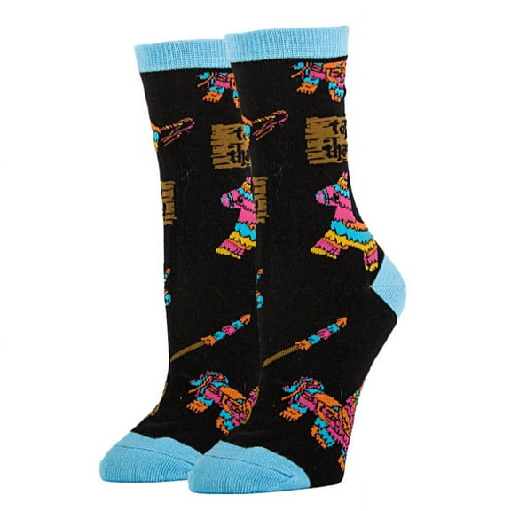 Oooh Yeah Women's Novelty Crew Socks, Funny Pinata Fashion Cotton Socks, Tap That