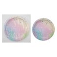 thumbnail image 4 of Gradient Diamond Birthday Disposable Tableware Macaron Paper Plate Cup B, 4 of 5