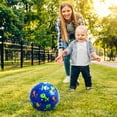thumbnail image 6 of PLAYZAP Toddler Soccer Ball, Size 2 Soccer Ball with Pump, Cartoon Dinosaur Blue Soccer Ball for Kids 2-5, Baby Small Ball for Toddler, Indoor Outdoor Play Toys Gifts for Girls Boys, 6 of 8