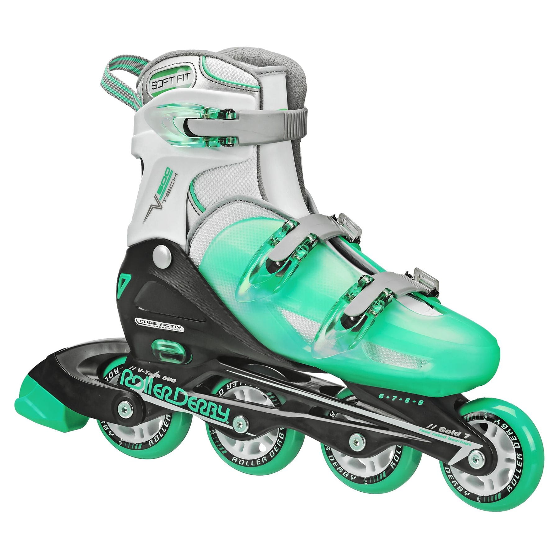 2PM Sports Inlineskates voor kinderen, verstelbaar, led-inlineskates