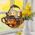 thumbnail image 6 of Spooky Reading Ghost Teacup Sun Catcher, 2D Flat Acrylic Sun Catchers for Window Hanging, Halloween Hanging Halloween Window Ghost Decor, Halloween Decoration Spooky Gift, 6 of 7