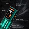 thumbnail image 3 of Temporizador inalámbrico Pantalla dinámica OLED Batería recargable dual ajustable Galvanizada, 3 of 8