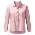 thumbnail image 4 of CAIXIA Women's Casual Long Sleeve Cardigan Shirt for Everyday Wear Versatile Spring Summer Fall Blouse Ideal with Jeans and Relaxed Pants Spring Tops For Women,RD3, 4 of 5