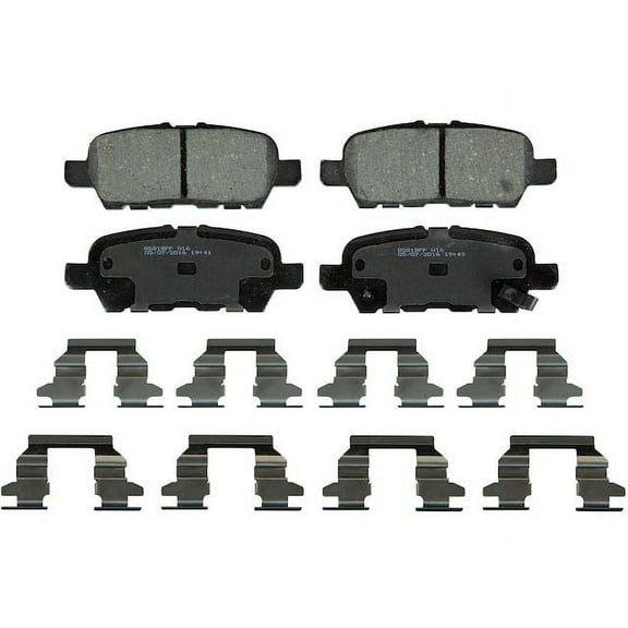 Rear Brake Pad Set - Compatible with 2011 - 2018 Nissan Altima 2012 2013 2014 2015 2016 2017