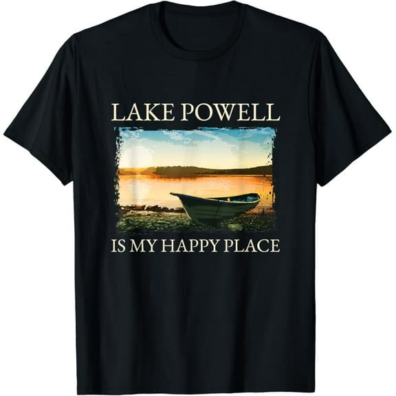 Sam Soft Lake Powell Lake Life The Lake Is My Happy Place Kayaking T-Shirt, Gift For Friend, Full Size S-5Xl