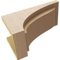 thumbnail image 6 of 7"W x 14"D x 7"H Wide Helena Rough Cedar Woodgrain TimberThane Corbel, Primed Tan, 6 of 6