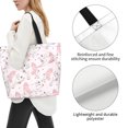 thumbnail image 3 of Easygdp Cute Piggy Ballerina Bolsas Tote para Mujer, Bolsos de Hombro para Viaje, Bolsos de Mano de Gran Capacidad para Compras y Trabajo, 3 of 8