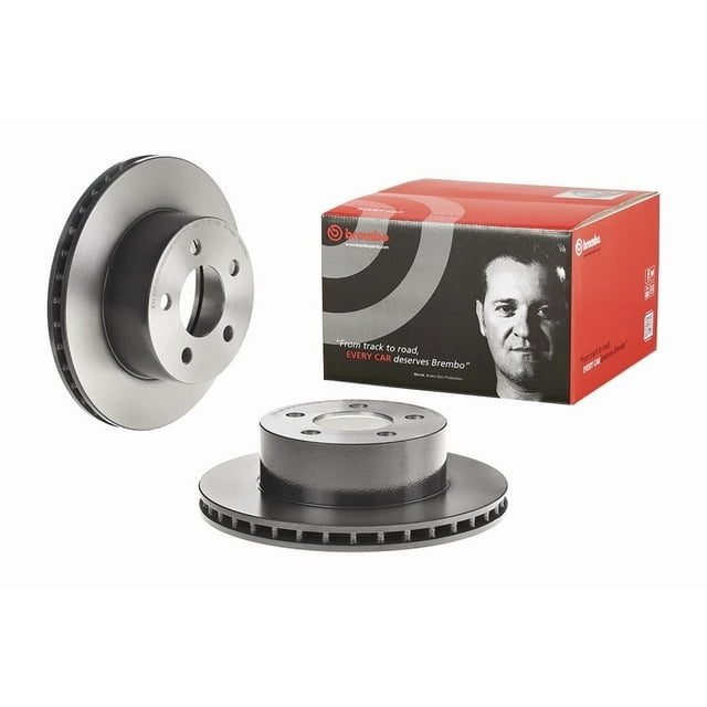 Brembo Brake Rotor 09742181C02 Vented; One Piece Design; Wheel Bolt Pattern 5 x 114.3 Millimeter; 158.9 Millimeter Hat Inside Diameter; 72 Millimeter Hub Diameter; Gray Cast Iron; Single