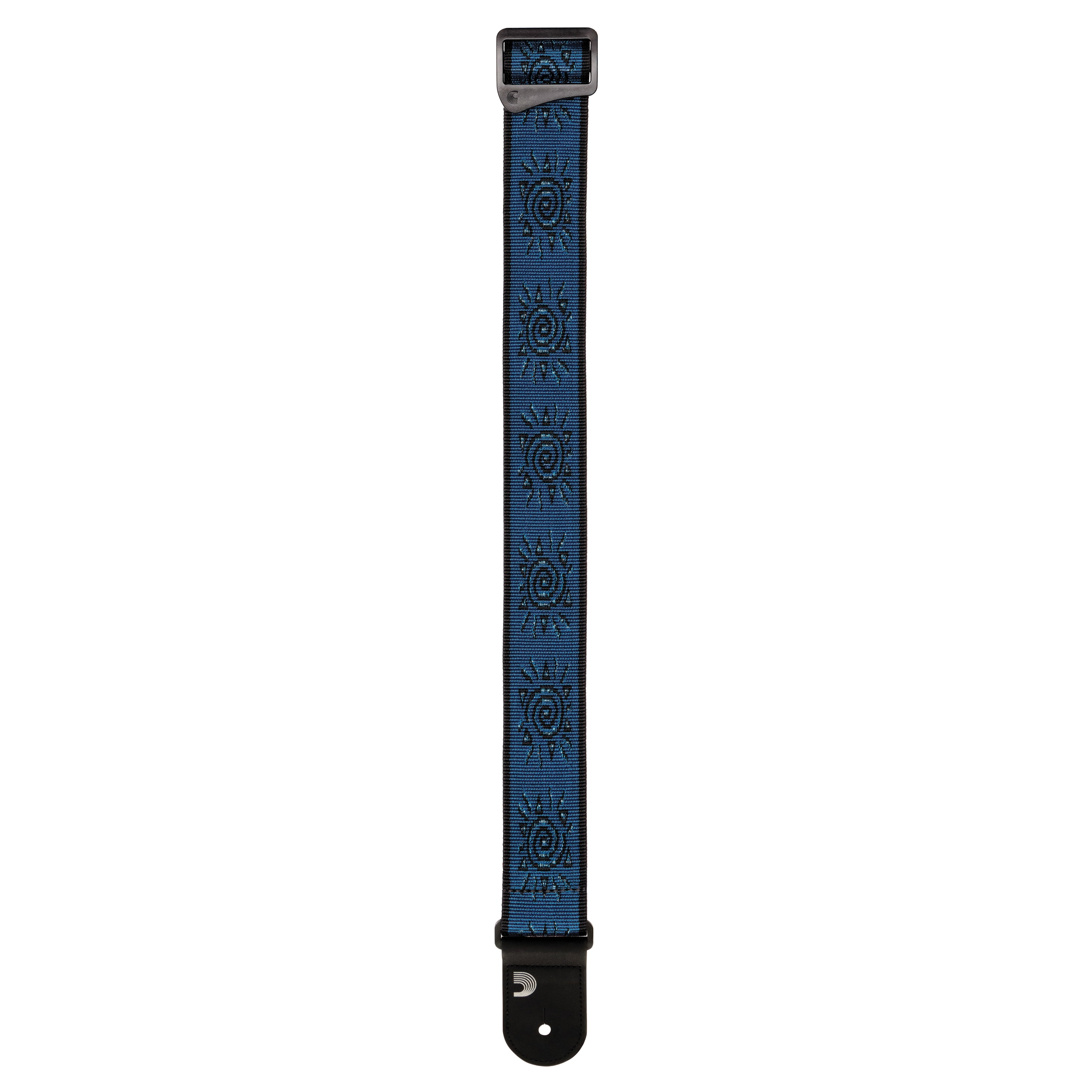 D'Addario Vintage Planet Waves Suns Guitar Strap Blue