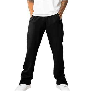Haoxianjian Work Pants Khaki Pants For Boys Men'S Fashion Casual Solid Color Elastic Waist Pockets Binding Leg Full Length Pants Wide Leg Sweatpants On Clearance
