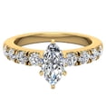 thumbnail image 5 of Engagement Rings For Women - Marquise Cut 18K Gold 1.00 CT (F,VS) GIA Certificate, 5 of 7