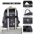 thumbnail image 4 of Colorful Planets Cute Quilted Backpack Fashion Daypack Commuter Bag for Women 8.5 L, 4 of 7